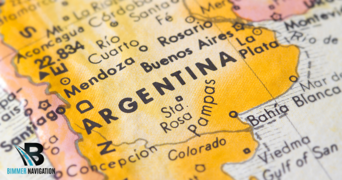 BMW Maps & MINI Navigation Updates for Argentina (2024–2025)
