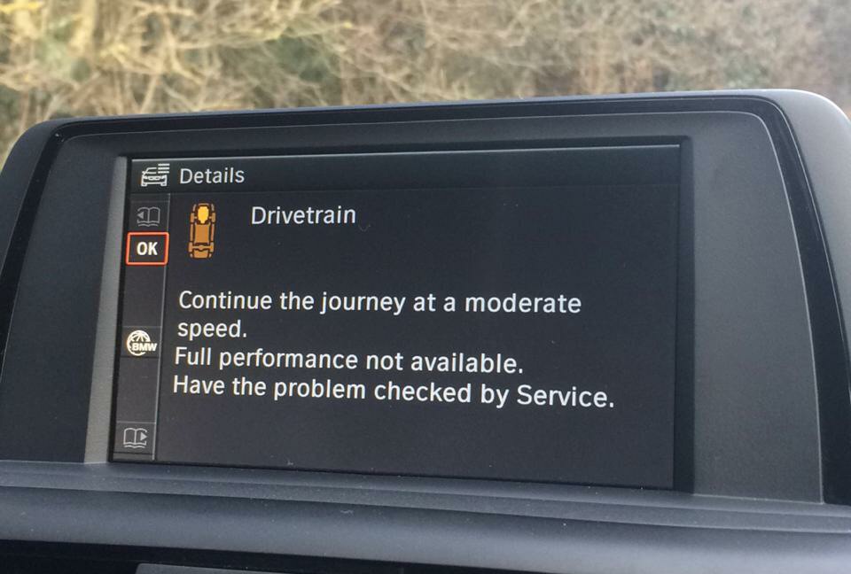 Drivetrain Malfunction BMW